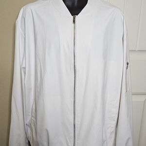 TacVasen Tactical Outdoor Jacket Windproof Waterproof Zip Front White Mens 2XL